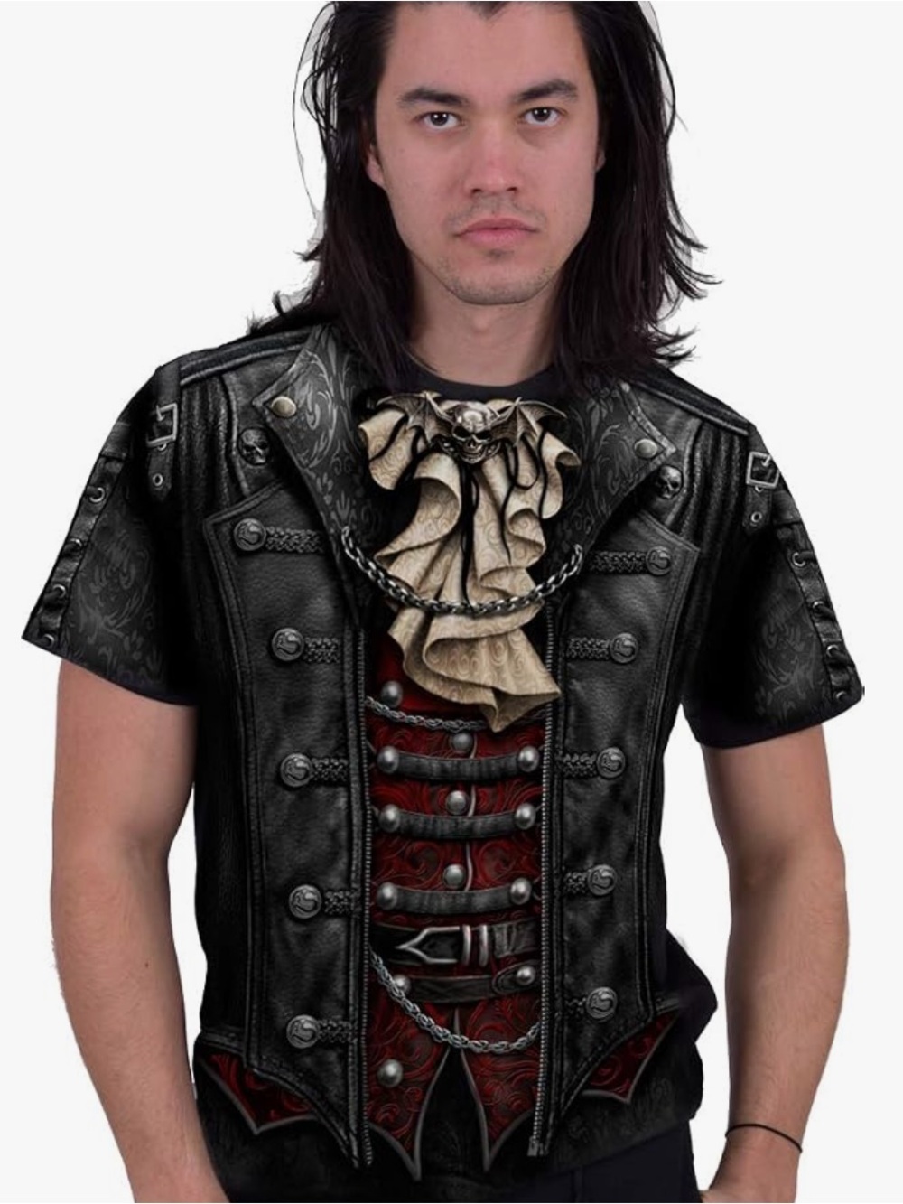 Spiral GOTHIQUE WRAP - Men's T-Shirt -All Over Printed Garment - XL